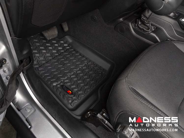 Jeep Wrangler JL All Terrain Floor Liner Front Black Pair